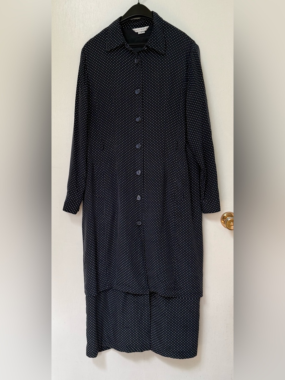 100% Silk Navy Dress